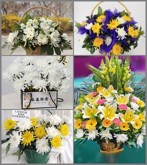 福建宁德古田县黄田镇后洋村白事提篮配送